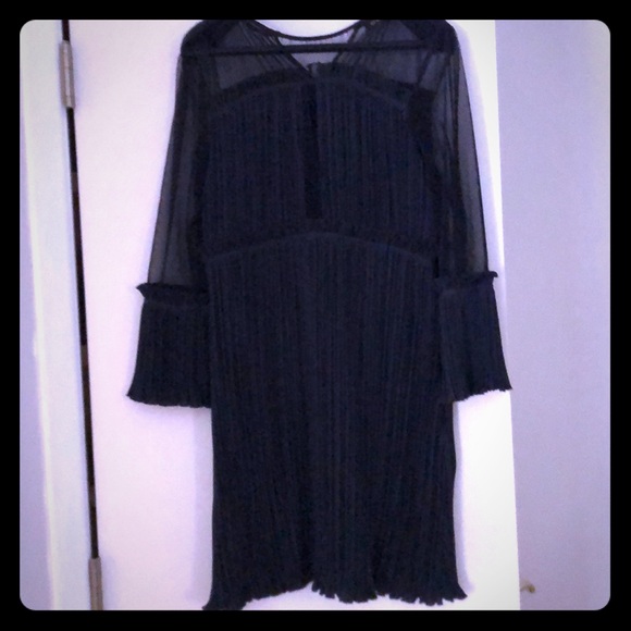 maje navy dress